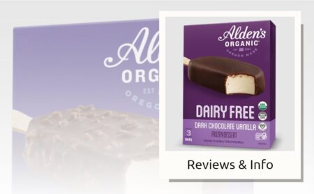 Alden's Dairy-Free Dark Chocolate Ice Cream Bars Reviews & Info - vegan and gluten-free
