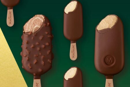 Magnum Non-Dairy Ice Cream Bars Reviews & Info - 4 flavors, now in the U.S., U.K. Australia, Finland and Sweden. We have ingredients, ratings, and more .... (pictured: New Hazelnut Crunch and Minis!)