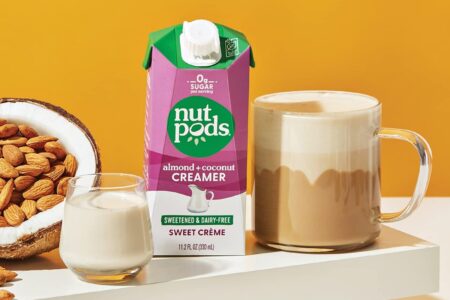 Nutpods Sweetened Creamers Reviews & Info (Dairy-Free, Sugar-Free, Plant-Based, Soy-Free) - 0g Sugar, 0g Net Carbs, Keto Friendly - Cookie Butter, French Vanilla, Sweet Creme and Caramel Flavors