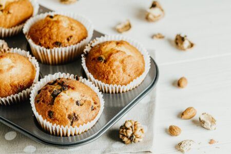 Dairy-Free Ice Cream Muffins Recipe - just 2 or 4 ingredients! Vegan with nut-free and soy-free option. Great for using up melted or icy frozen dessert, or a pint you just don't like!