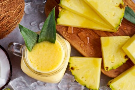 Dairy-Free Pineapple Coconut Smoothie Recipe