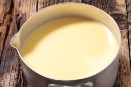 Dairy-Free Crème Anglaise Recipe - a tofu-based vanilla custard sauce that's healthier, vegan, egg-free, and plant-based. A delicious dessert topping.
