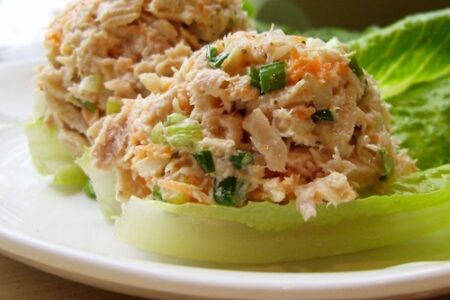 Dairy-Free Tuna Salad - a healthier, naturally allergy-friendly, 10 minute meal with tuna pasta salad option
