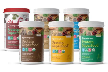 Amazing Grass Protein Superfood Powders Reviews and Info - made with plant-based protein and real food ingredients. Dairy-free, gluten-free, soy-free.