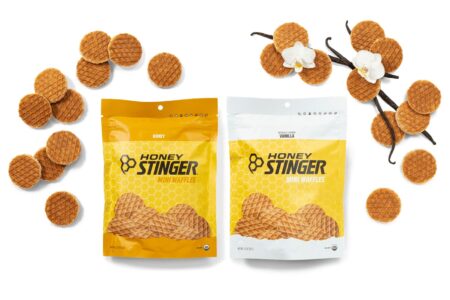 Honey Stinger Waffles Reviews and Info - Dairy-Free, Organic Energy Waffles, Mini Waffles, and Gluten-Free Waffles. Pictured: Mini Waffles