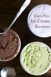 Dairy-Free Ice Cream Reviews - Ratings, Ingredients, Availability and More Info for all of the brands! Vegan and gluten-free too.