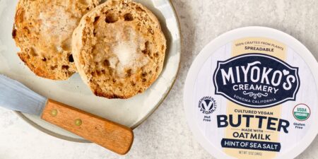 Miyoko's Oatmilk Vegan Butter - cultured dairy-free butter alternative made with oat milk. We have ingredients, ratings, reviews, and more.
