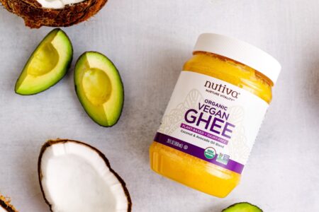 Nutiva Vegan Ghee Reviews and Info - dairy-free ghee alternative made for spreading and high-heat cooking