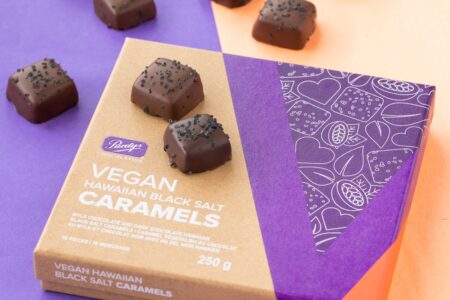 Purdy's Vegan Chocolates Reviews & Info - Dairy-Free Hawaiian Black Salt Caramels and Sweet Georgia Browns