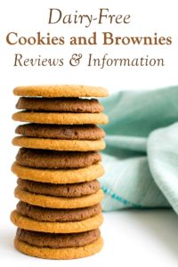 Dairy-Free Cookie and Brownie Product Reviews and Information with Vegan and Gluten-Free Options