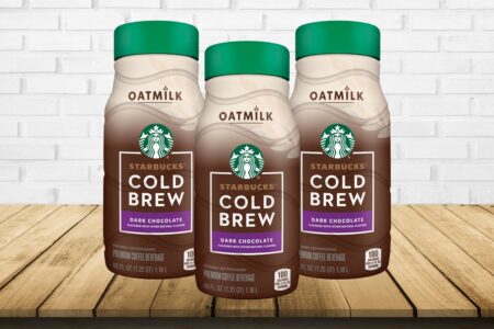 Starbucks Oatmilk Cold Brew Reviews and Info - Dairy-Free, Soy-Free, Vegan, and available in Dark Chocolate