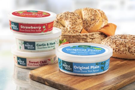 The Simple Root Cheese-Style Spreads available in 4 Dairy-Free Cream Cheese Style Spreads and 2 Dairy-Free Artisan Cheese-Style Spreads - all vegan and made without top allergens.