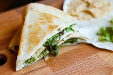 Dairy-Free Crunch Wrap Supreme Copycat Recipe - A Taco Bell favorite made dairy-free and optionally vegan (as pictured!)