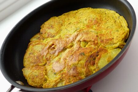 Vegan Spanish Tortilla Recipe - naturally gluten-free, egg-free, dairy-free, nut-free, soy-free, and delicious!
