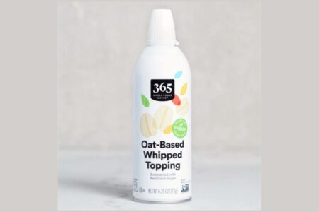 365 Oat-Based Whipped Topping Reviews and Info - dairy-free, gluten-free, and vegan spray whipped cream alternative